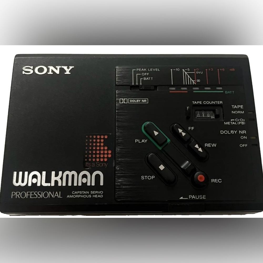 Vintage Sony Walkman Professional Stereo Casette-Corder WM-D3